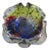 Murano Sommerso Art Glass Ashtray, Italy, 1960s For Sale