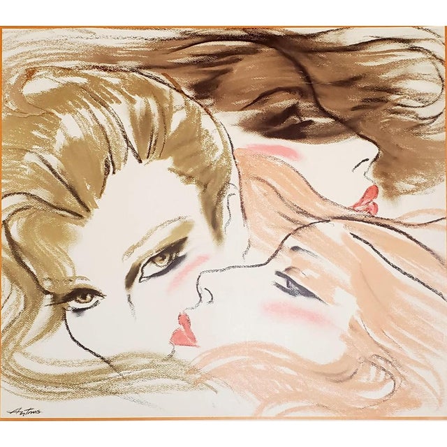 Antonio Lopez L'Oréal for "Blonde Plus Vite," 1970 Rare original advertising poster for L'Oréal: Blonde Plus Vite / Les...
