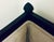 1940s Sleek Mid-Century Empire Walnut & Suede Settee For Sale - Image 4 of 9