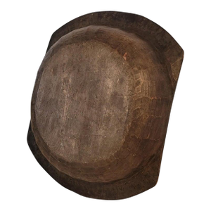19thc Hand Carved Large Dough Bowl