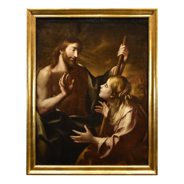 Circle of Carlo Cignani, Noli Me Tangere, 1650, Oil on Canvas For Sale