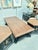 Beautiful Vintage Mediterranean, Brutalist ,Three Piece Coffee Table Set. Rustic/Farmhouse. Custom Hand Painted. For Sale - Image 12 of 12