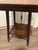 Wood Antique Victorian Quartersawn Tiger Oak Parlor Table With Barley Twist Legs, Circa 1890s For Sale - Image 7 of 8