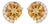 Natural Citrine Gemstone Studs - Dainty 925 Silver Handmade Studs for Woman - A Pair For Sale
