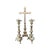 19th Century Silver Candle Holders/Candelabra and Crucifixion Cross From the Altar of a Church in France - Set of 3 For Sale - Image 13 of 13