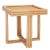 Safavieh Juri Square Accent Table - Natural For Sale - Image 4 of 9