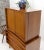 Mid-Century Modern American Walnut Concave Front Gentleman's Chest Dresser Double Door Compartment For Sale - Image 3 of 13