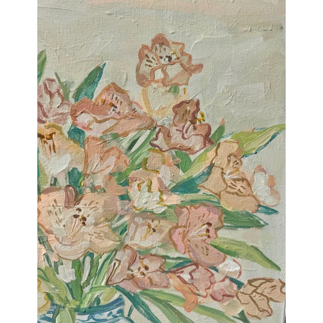 Peruvian Lily Bouquet Original Painting For Sale In Atlanta - Image 6 of 7