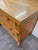 Antique American Empire Revival Oak Lowboy Dresser Chest of Drawers With Mirror For Sale - Image 12 of 18