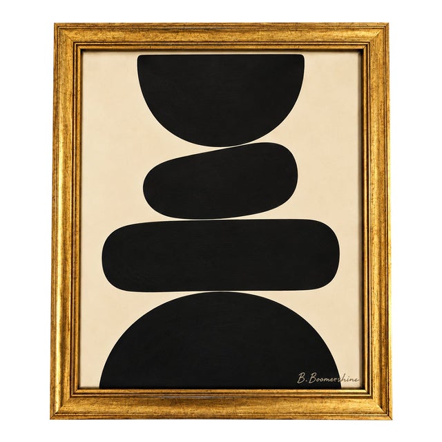 Title Layers of Time, Framed Modern Painting by Bryan Boomershine For Sale