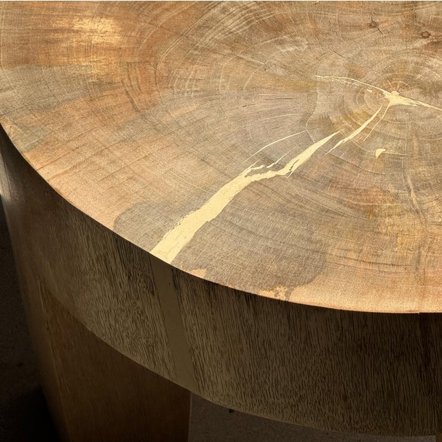 Coffee Table in Natural Mango Wood, 1980s For Sale - Image 15 of 18