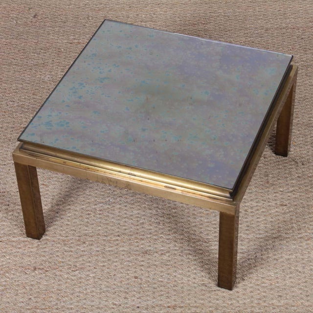 Maison Jansen Square Coffee Table by Guy Lefevre for Maison Jansen, 1970s For Sale - Image 4 of 9