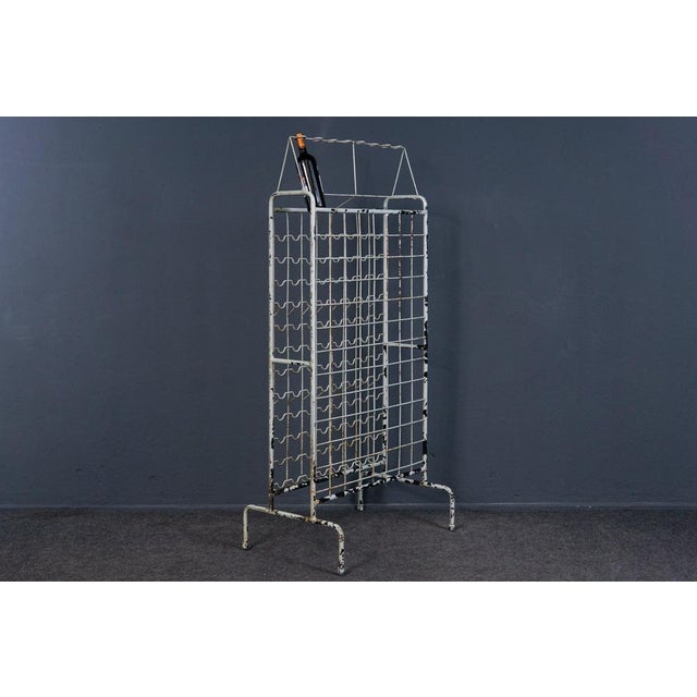 Mid-Century Steel Wine Rack For Sale - Image 9 of 13