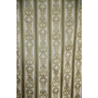 Vintage Luxurious French Damask Woven Drapery or Upholstery Fabric For Sale
