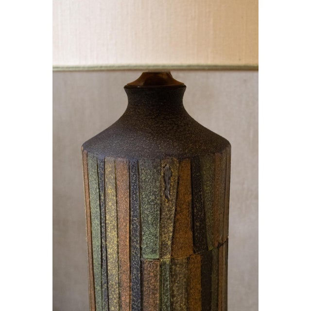 Ceramic Table Lamp by Aldo Londi for Bitossi, 1960s For Sale - Image 6 of 7