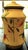 Light Yellow Nonni’s Biscotti Jar Yellow Floral Porcelain Cookie Jar Canister For Sale - Image 8 of 9