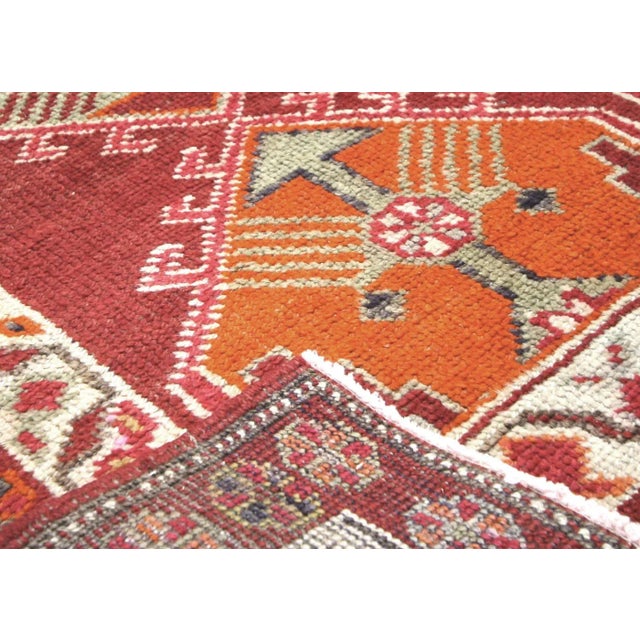 1960s Turkish Oushak Runner For Sale - Image 4 of 7