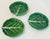Bordallo Pinheiro Vintage Bordallo Pinheiro Style Cabbage Leaf Plates, Set of 3 For Sale - Image 4 of 6