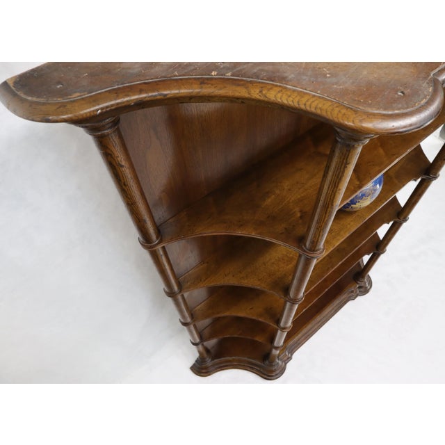 Large Oversize Figural Country French Style Open Bookcase with Spindles For Sale - Image 11 of 13