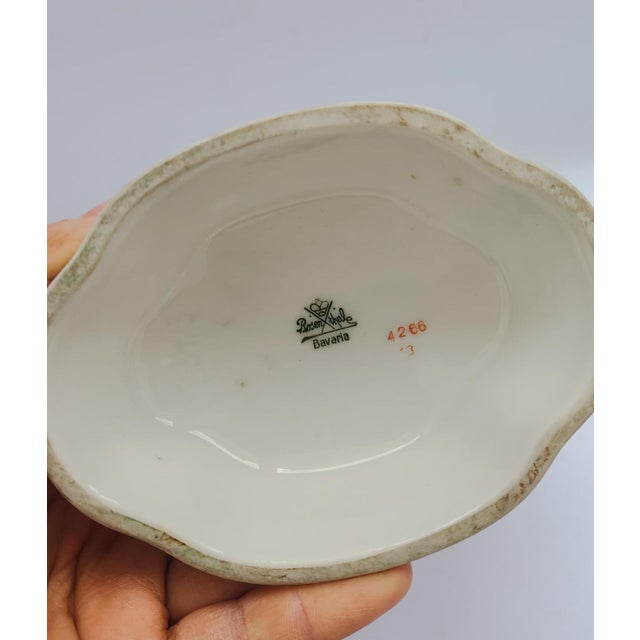 Ceramic Ceramic Vase with Red Dragon Decor from Rosenthal, 1940s For Sale - Image 7 of 8