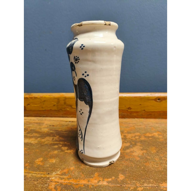 Large 18th Century Italian Ceramic Apothecary Jars, 1760s, Set of 2 For Sale - Image 18 of 18