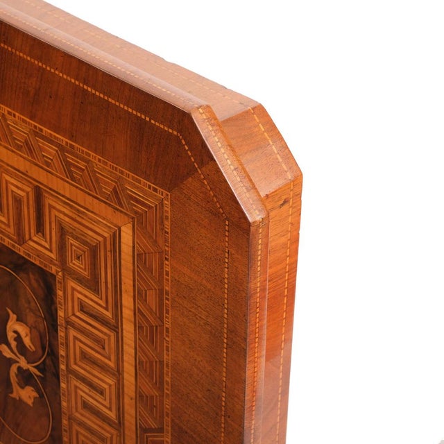 Brown Lombardy Side Table in Walnut, 19th Century For Sale - Image 8 of 10