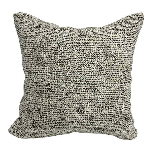 Turkish Tribal Handmade Vintage Kilim Pillow Cover For Sale