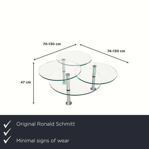 This Ronald Schmitt K 180 coffee table is a true highlight for anyone who appreciates flexibility in their living room....
