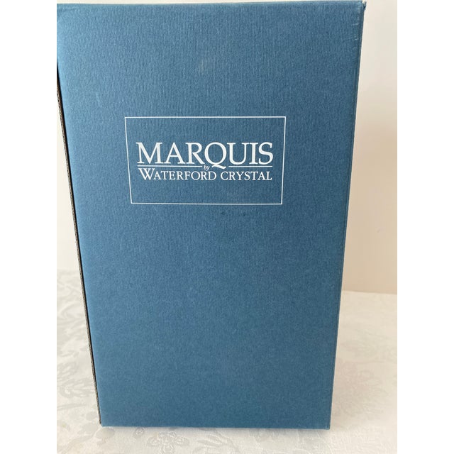 Late 20th Century Waterford Crystal Marquis Hanover Gold Vase Mint Condition For Sale - Image 12 of 12