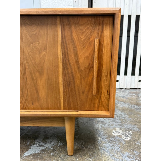 Room & Board Grove Walnut Media Cabinet For Sale - Image 10 of 12