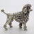 1950s Vintage Italian Handmade Genuine Silver Poodle Dog Large Detailed Solid Figurine For Sale - Image 5 of 11