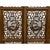 Wood Chinese Cow Ox Cranes Motifs Wood Wall Panel Window Screen For Sale - Image 7 of 14