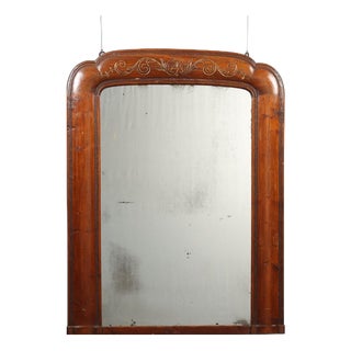 Poplar and Fir Countertop Mirror For Sale