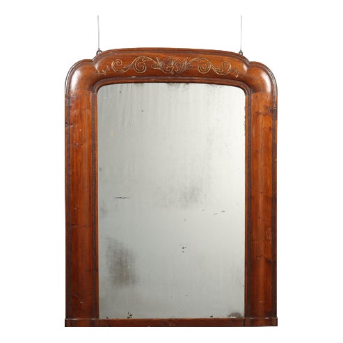 Poplar and Fir Countertop Mirror For Sale