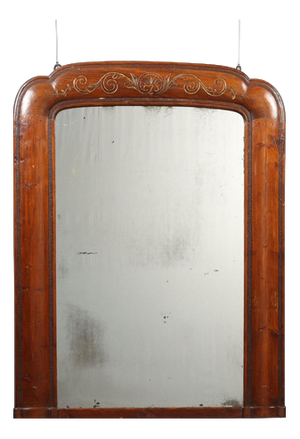 Poplar and Fir Countertop Mirror