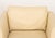 Pair of Nicoletti Off-White Leather Upholstered Club Chairs For Sale - Image 4 of 8