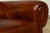 1940s French Art Deco Cognac Leather Club Chairs, Pair For Sale - Image 13 of 18