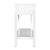 2020s Lark 65 in. W Rectangular Wood 3 Drawer Console Table with Lower Open Shelf, White For Sale - Image 5 of 8