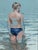Contemporary Joanna Woyda, The Beach: Boy in the Water, 2024, Acrylic on Canvas For Sale - Image 3 of 4