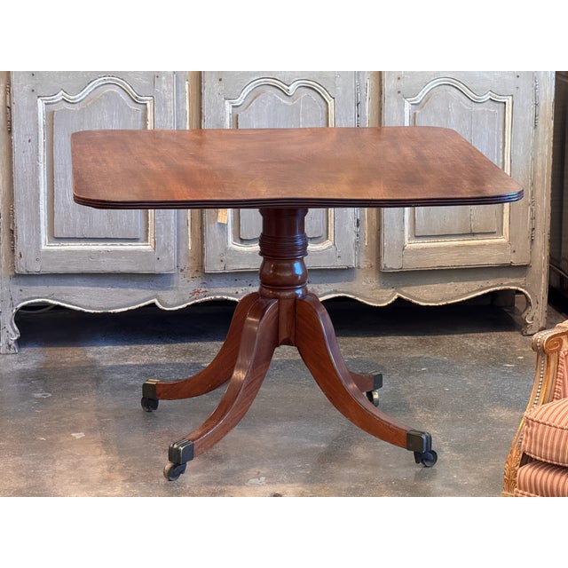 English 19th Century English Mahogany Tilt-Top Breakfast Table For Sale - Image 3 of 14
