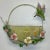 Figurative Mid 20th Century Italian Tole Wall Pocket-Basket With Hummingbirds. For Sale - Image 3 of 12