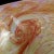 Mid 20th Century Vintage Murano Fratelli Toso Opal Pink Aventurine Swirl Italian Art Glass Mid-Century Bowl Dish For Sale - Image 5 of 6