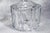 Substantial Faceted Orrefors Sweden Crystal Biscuit Jar Designed by Olle Aberius Home Decor For Sale - Image 4 of 14