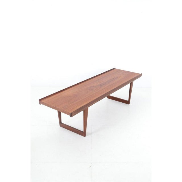 Modern Danish Teak Coffee Table by Peter Løvig Nielsen, 1960s, in Restored conditions. Designed 1960 to 1969 I have...