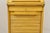 Antique Arts & Crafts Oak & Maple Tambour Shutter Door Lectern Filing Cabinet For Sale - Image 4 of 12