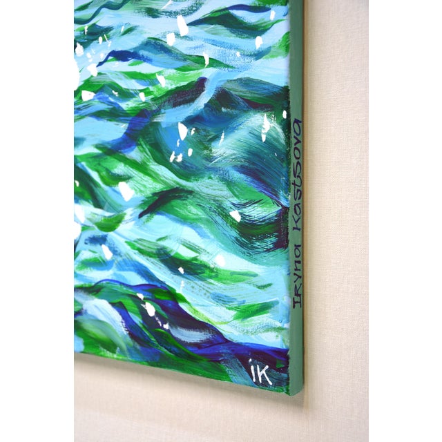 Realism Glare on the Water 10. Original Modern Hand Painting For Sale - Image 3 of 11
