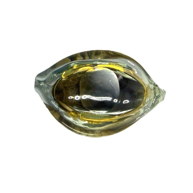 Brass & Glass Snail Figurine Sculpture Decorative Art Collectible For Sale - Image 10 of 12
