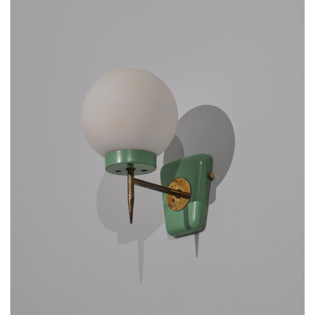 1950s Mid-Century Modern Italian Wall Sconce, 1950s For Sale - Image 5 of 8