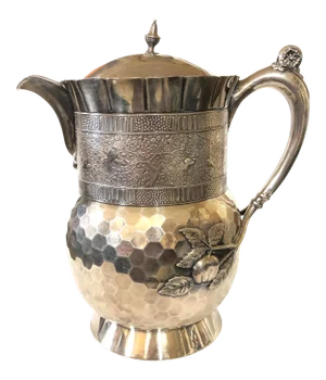 1868 Roger Smith & Company Quadruple Plated Ice Water Pitcher
