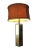 Vintage 1970s Brass Table Lamp For Sale